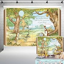 Amazon.com : Classic Pooh Giant Book Backdrop Vintage