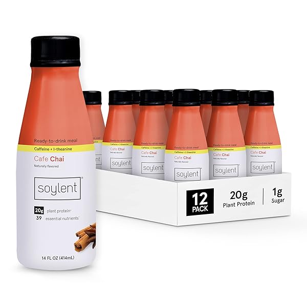 SOYLENT COMPLETE NUTRITION GLUTEN-FREE VEGAN PROTEIN MEAL REPLACEMENT...