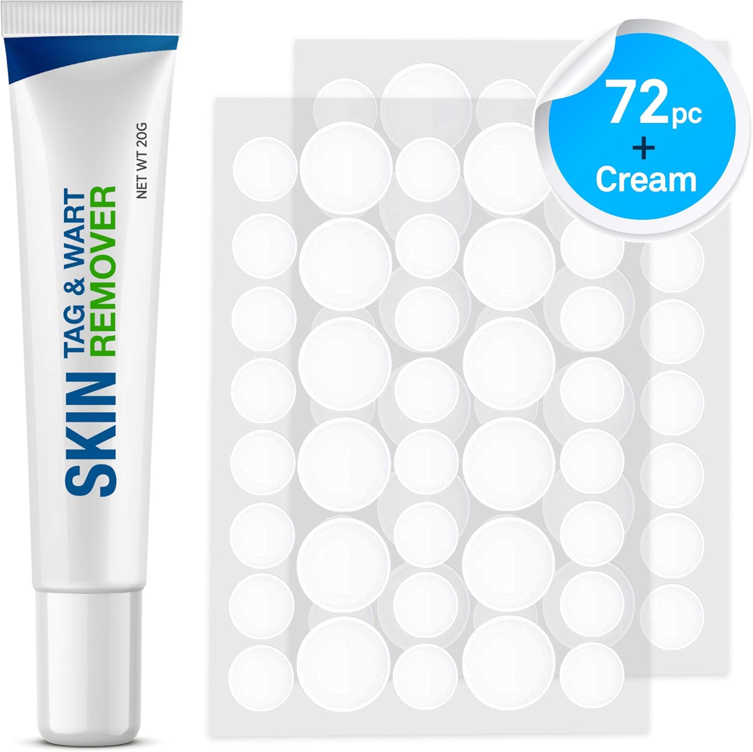 Pureskin Safe & Effective Formula Skin Tag Remover Patches Set, Skin Tag Removal Patches Set with Natural Ingredients for Your Skin Tag: Health & Personal Care