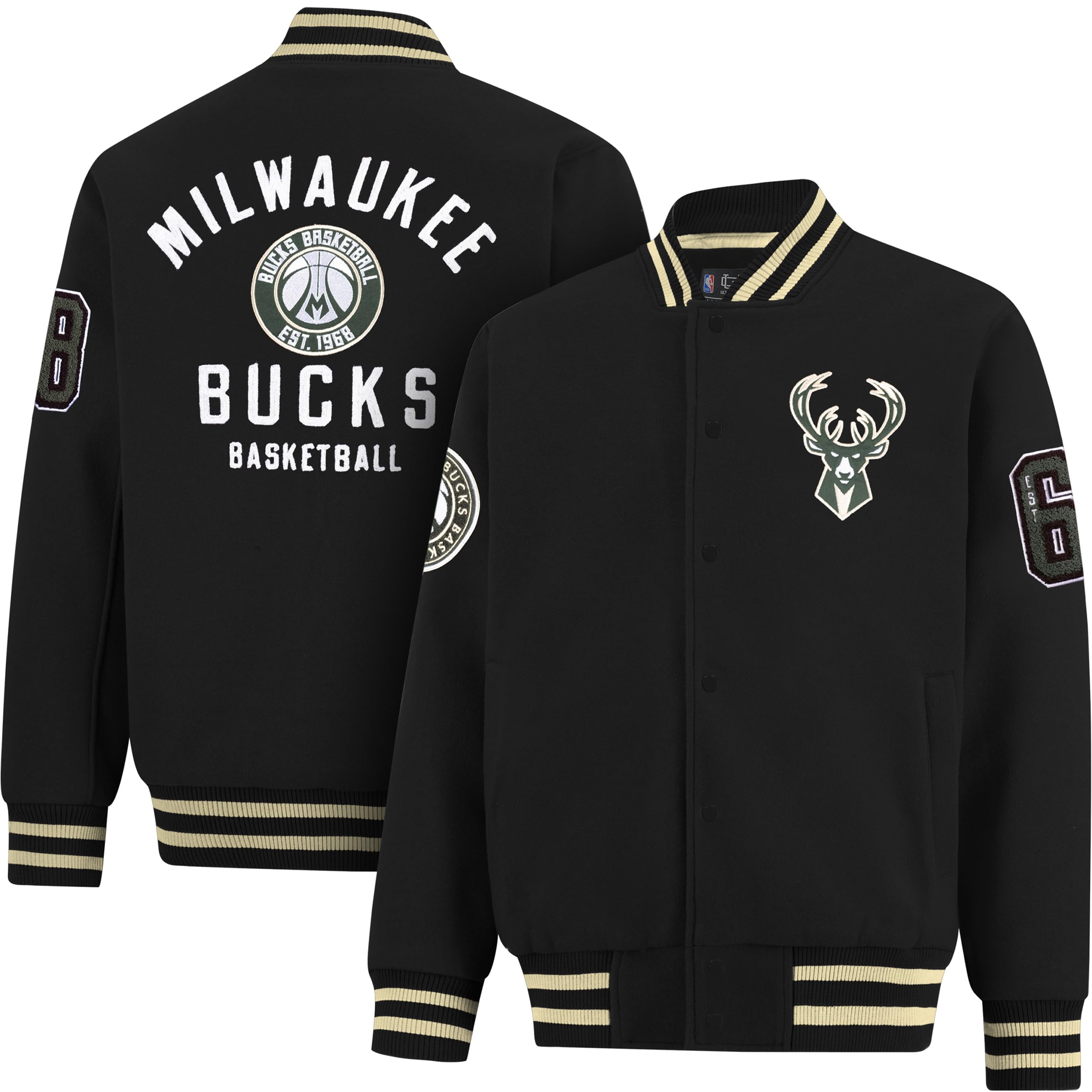 Ultra Game Men's Standard Game Time Varsity Jacket, Team Color 23, Small Image Ultra Game Men's Standard Game Time Varsity Jacket, Team Color 23, Small Image