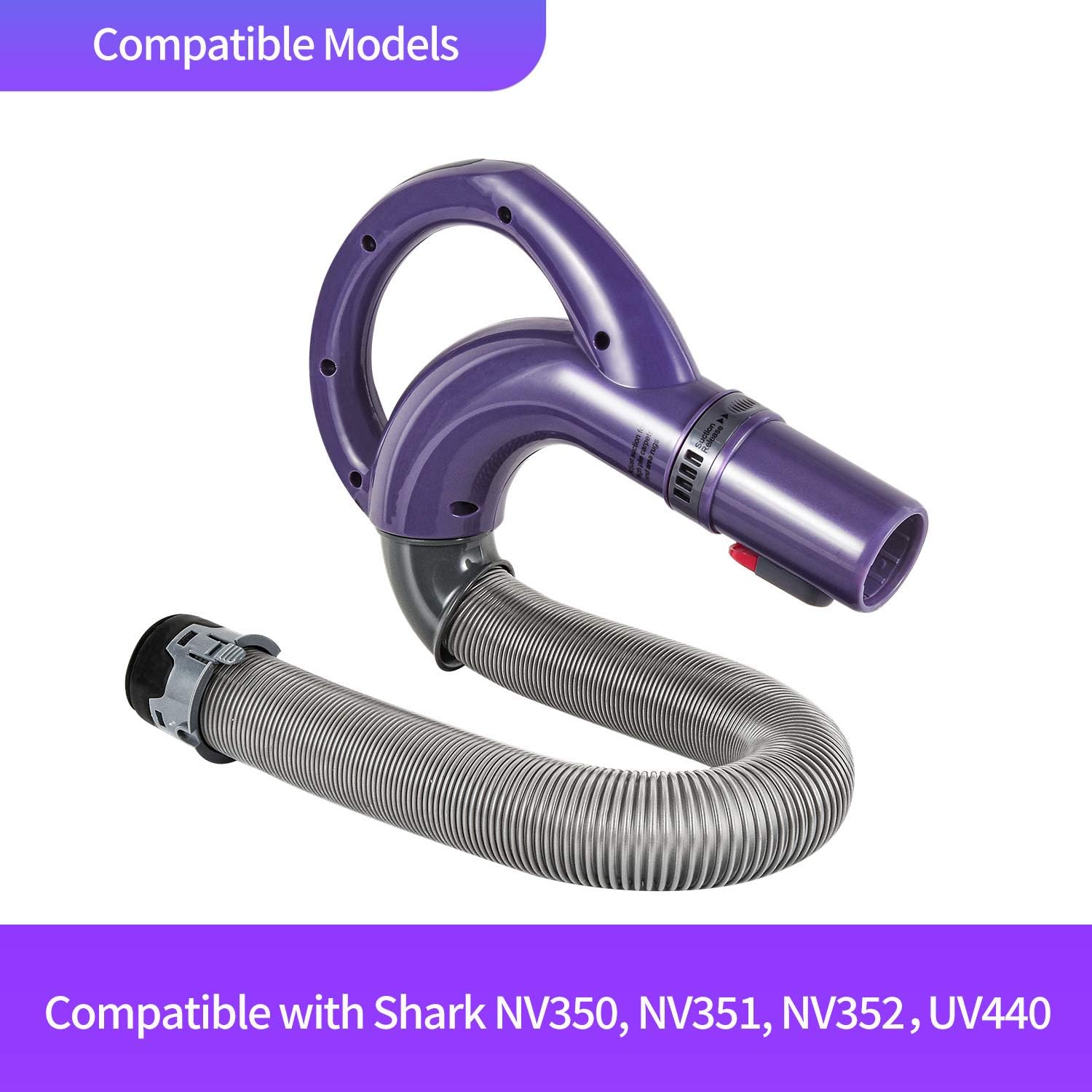 LesinaVac Replacement Hose Handle Compatible with Shark Navigator NV350,NV351,NV352,NV355, NV356, NV357 and UV440 Vacuums Cleaner Replace Parts No 113FFJ - Light(1 Pack): Home & Kitchen