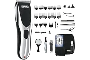 Wahl Canada Cordless Barber Kіt for Use at Home, Clipper and Trimmer Kіt, Hair Grooming Kіt, Beard Grooming Kіt, certified fo