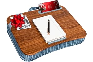 LAPGEAR Designer Lap Desk with Phone Holder and Device Ledge - Arrow Stripes - Fits up to 15.6 Inch Laptops - Style No. 45411