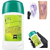 Lyuxzad Tattoo Transfer Gel, Professional Stencil Gel Soap for Crisp Body Art, Smudge-Proof Long Lasting Tattoo Transfer Cream Stick, Essential Tattooing Supplies Accessories for Makeup Artists