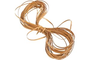 TIDTALEO Plastic Rattan Chair Repair Kit Natural Color PE Caning Material for DIY Weaving Balcony Furniture