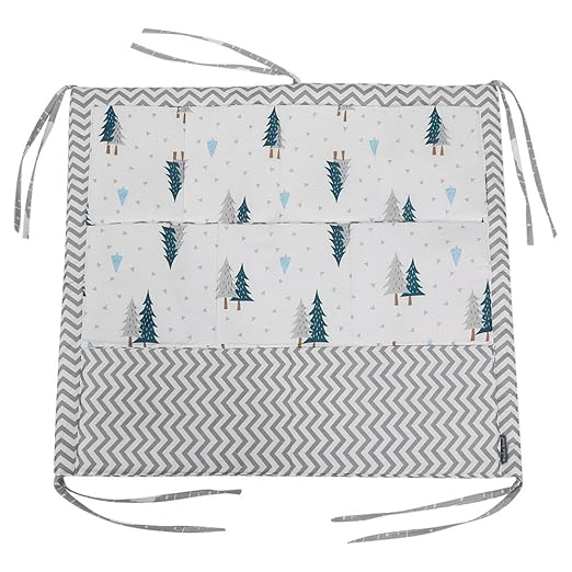 Baby Krippe hängende Aufbewahrungstasche mit 9 Taschen, 60 * 50 cm/23,6