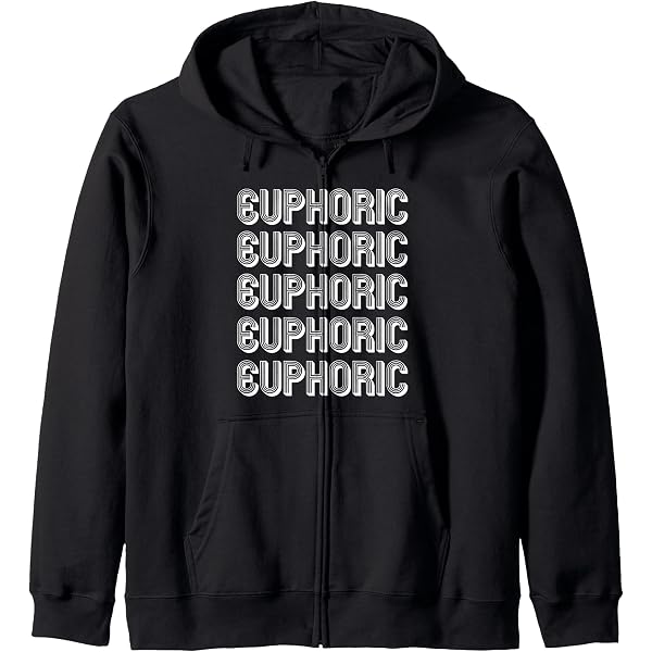 Amazon.com: Euphoric Zip Hoodie : Clothing, Shoes & Jewelry