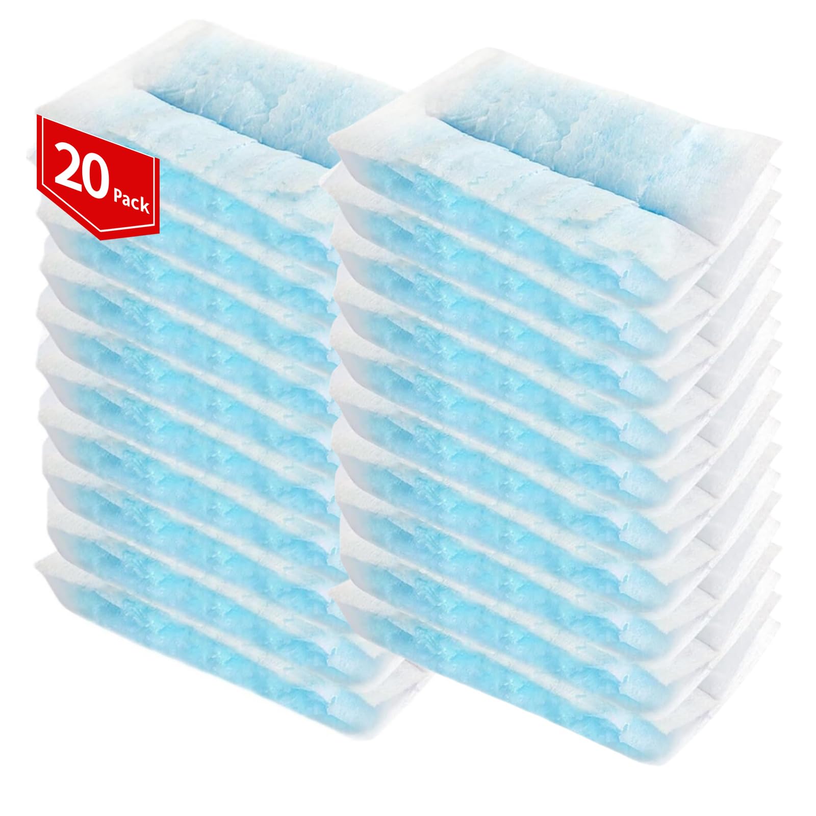 Photo 1 of 20 Count Electrostatic Duster Refills Compatible with S wiffer,Multi-Surface Dusting Refills,Microfibre Duster for Cleaning,Unscented