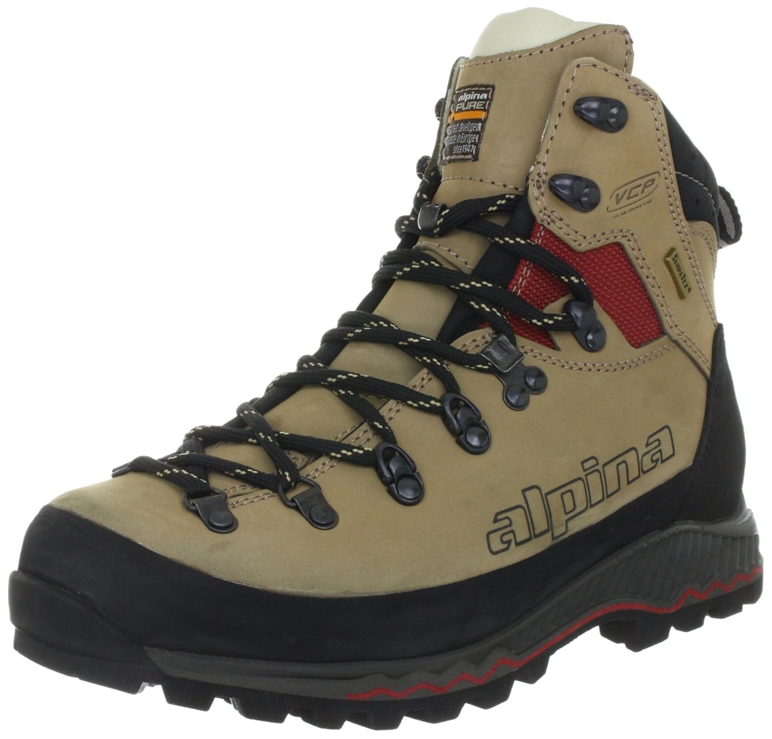 Alpina Men's 680186 walking and hiking boots Beige Size 7 Amazon.co