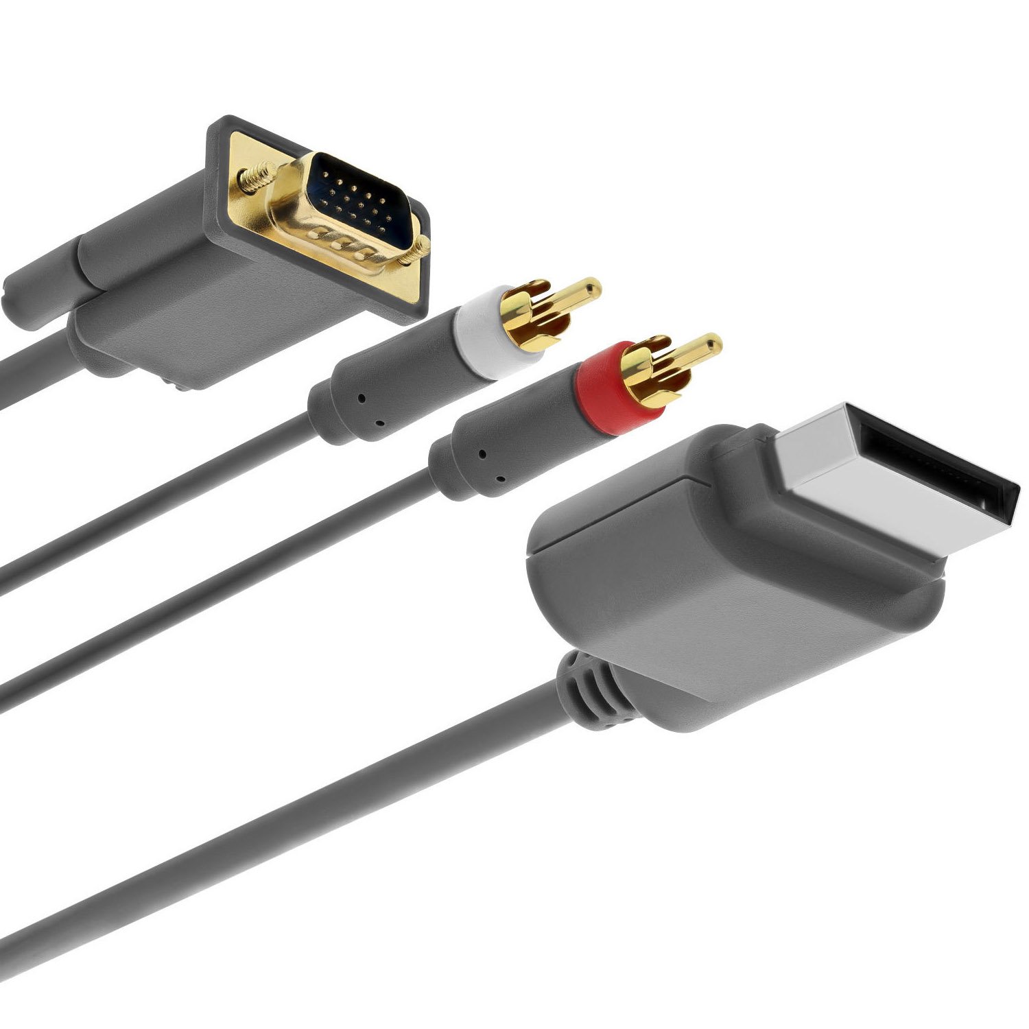 Xintronics 6FT HD HDTV AV VGA Video Optical RCA Audio Cable