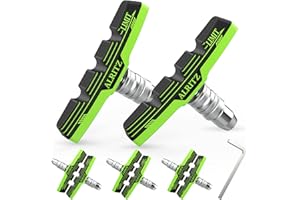 Professinal Bike Brake Pads, Alritz 6PCS Professional V-Brake Pads Set for Universal Road Mountain Bicycle Front and Back Wheel, No Noise