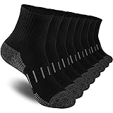 Heatuff Men's Ankle Athletic Socks Quarter Cushion