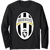 Trendy Juventus Sports Club Logo Long Sleeve T-Shirt