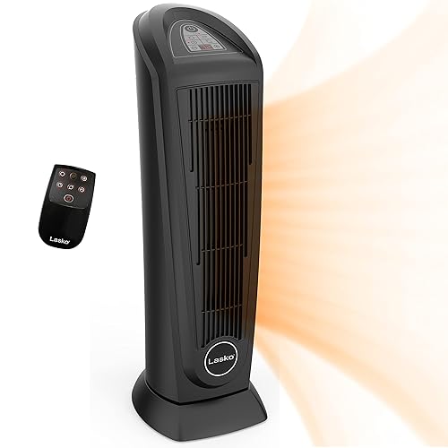 Lasko Portable Oscillating Indoor Electric Ceramic Tower Space
