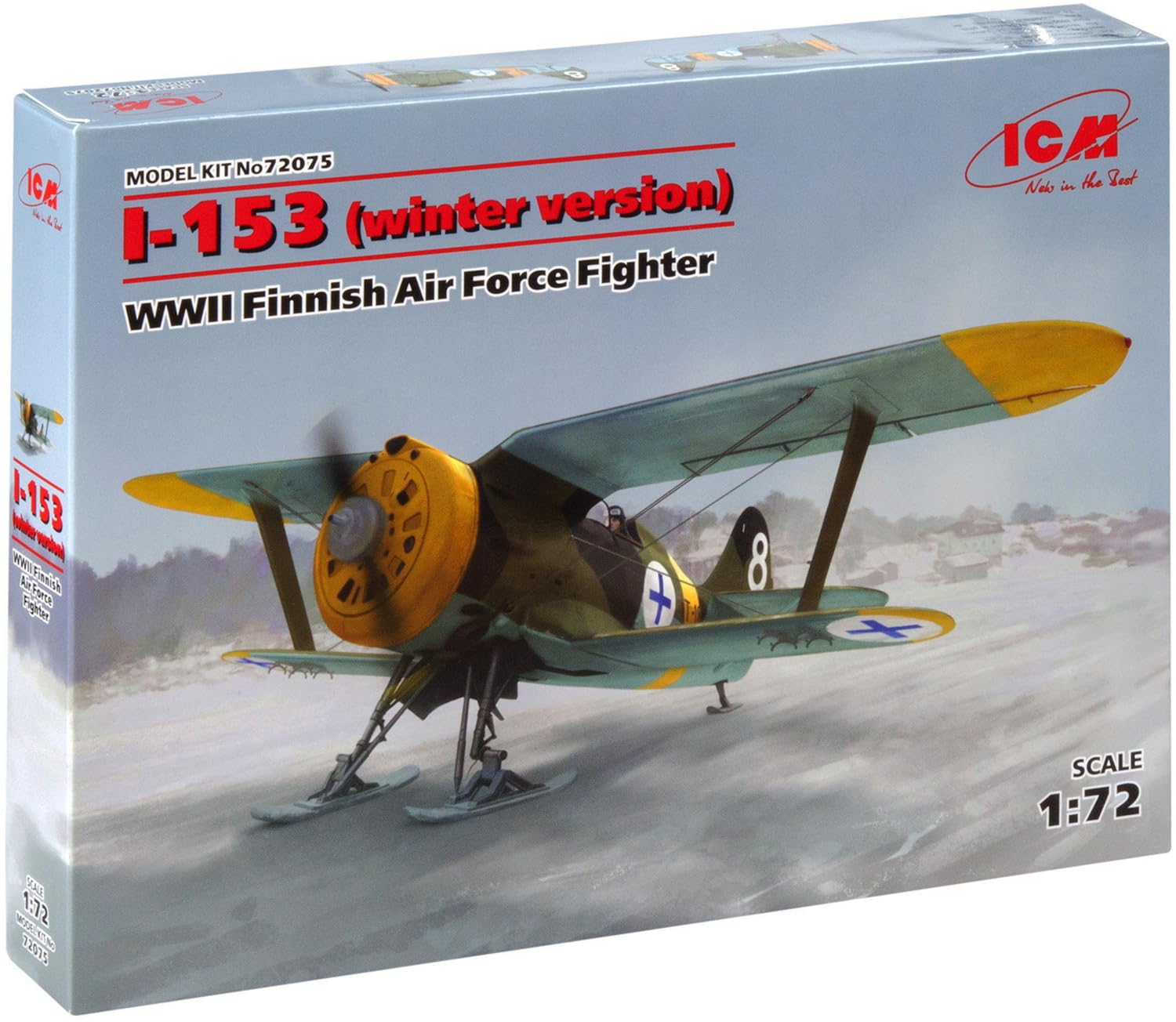 ICM 1:72 - I-153, WWII Finnish Air Force Fighter