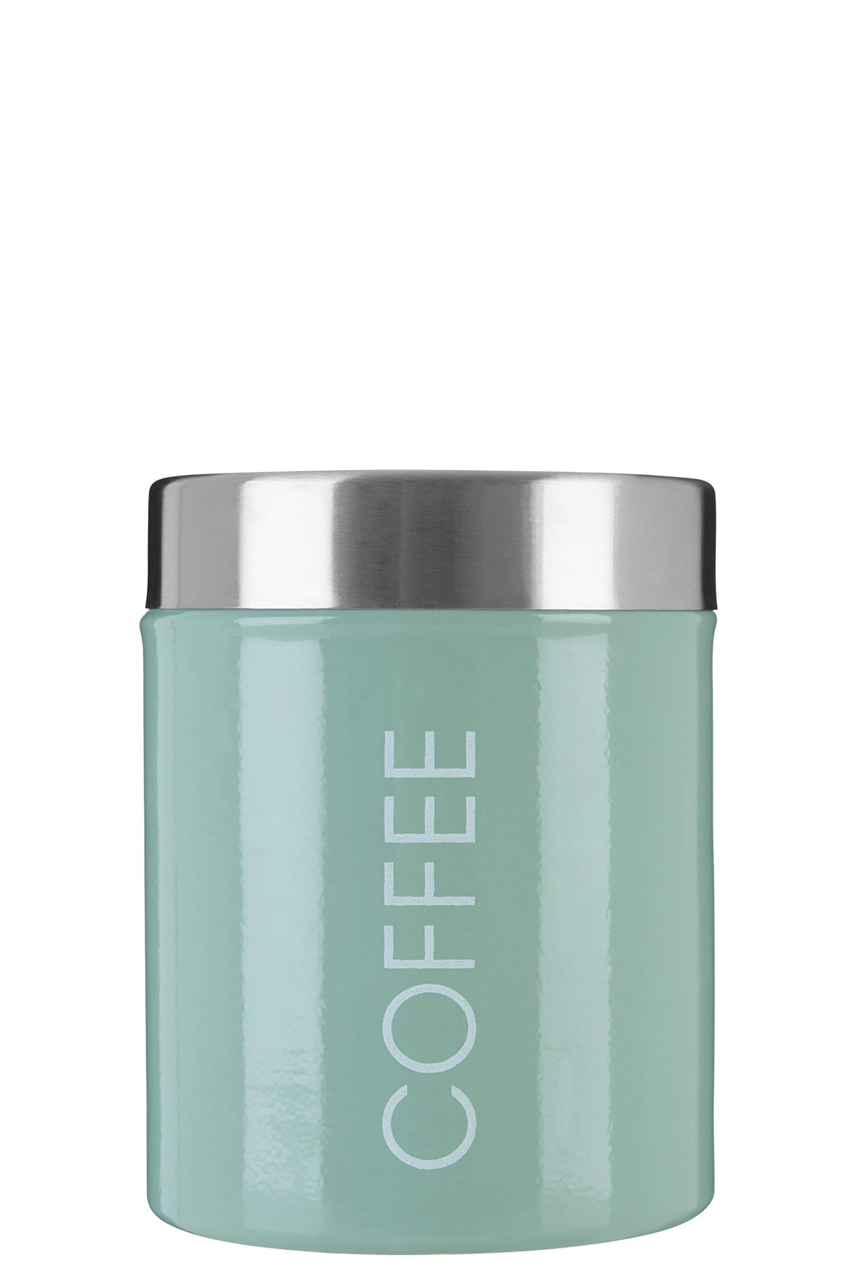 Premier Housewares 507512 Liberty Coffee Canister - Pistachio H13 x W10 x D10cm