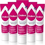 Oralieve Dry Mouth Relief Gel 5 x 50ml - Soothing Hydration with Xylitol