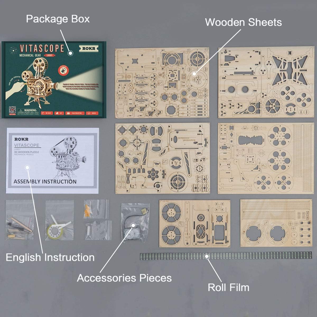 vivtech 3d wooden puzzle