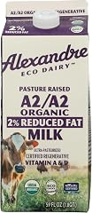 Alexandre Family Farms Organic Regenerative UHT A2 2% Reduced Fat Milk, 59 FZ