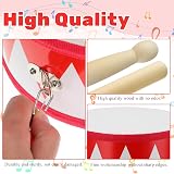 Beavorty Snare Drum 8 inch with Strap & 2 Drumsticks for Kids view 3