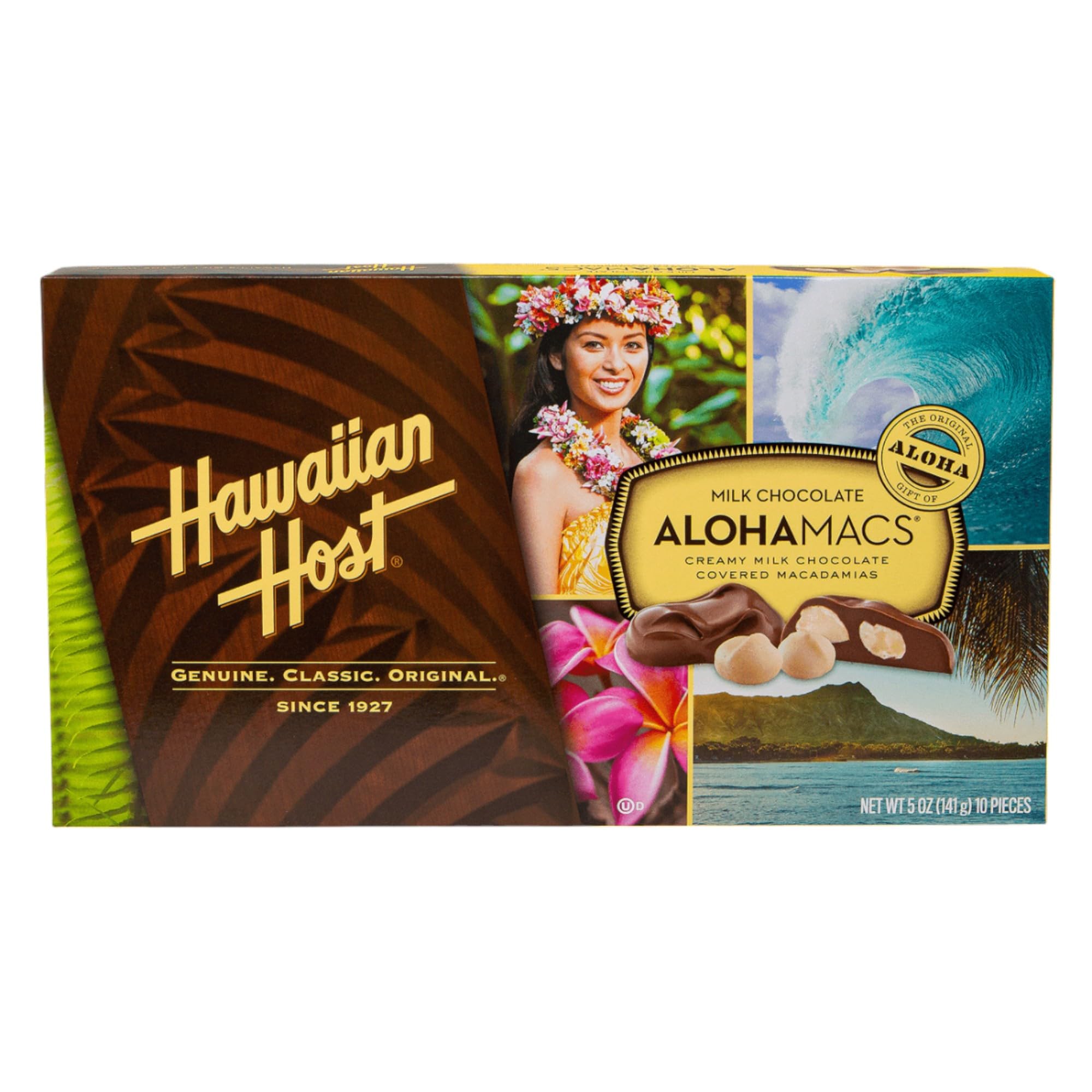 Hawaiian Host Aloha Macs Milk Chocolate Macadamia