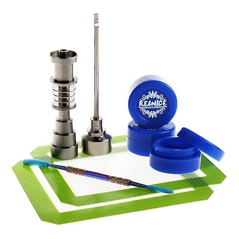 REANICE Titan Nagel 10mm/14mm/18mm Nail und weiblich Bong Percolator Rig