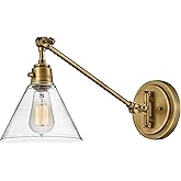 Hinkley Arti Single Light Swing Arm Wall Sconce, Adjustable, On/Off Switch, Plug-in Cord, Two Pivot Points, Modern Industrial