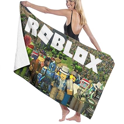 Amazoncom Vimmucir Roblox Cotton Beach Towel Luxury - 