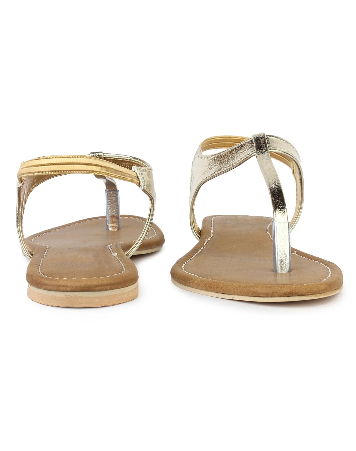 do bhai sandal-virus metalic flat sandals for women