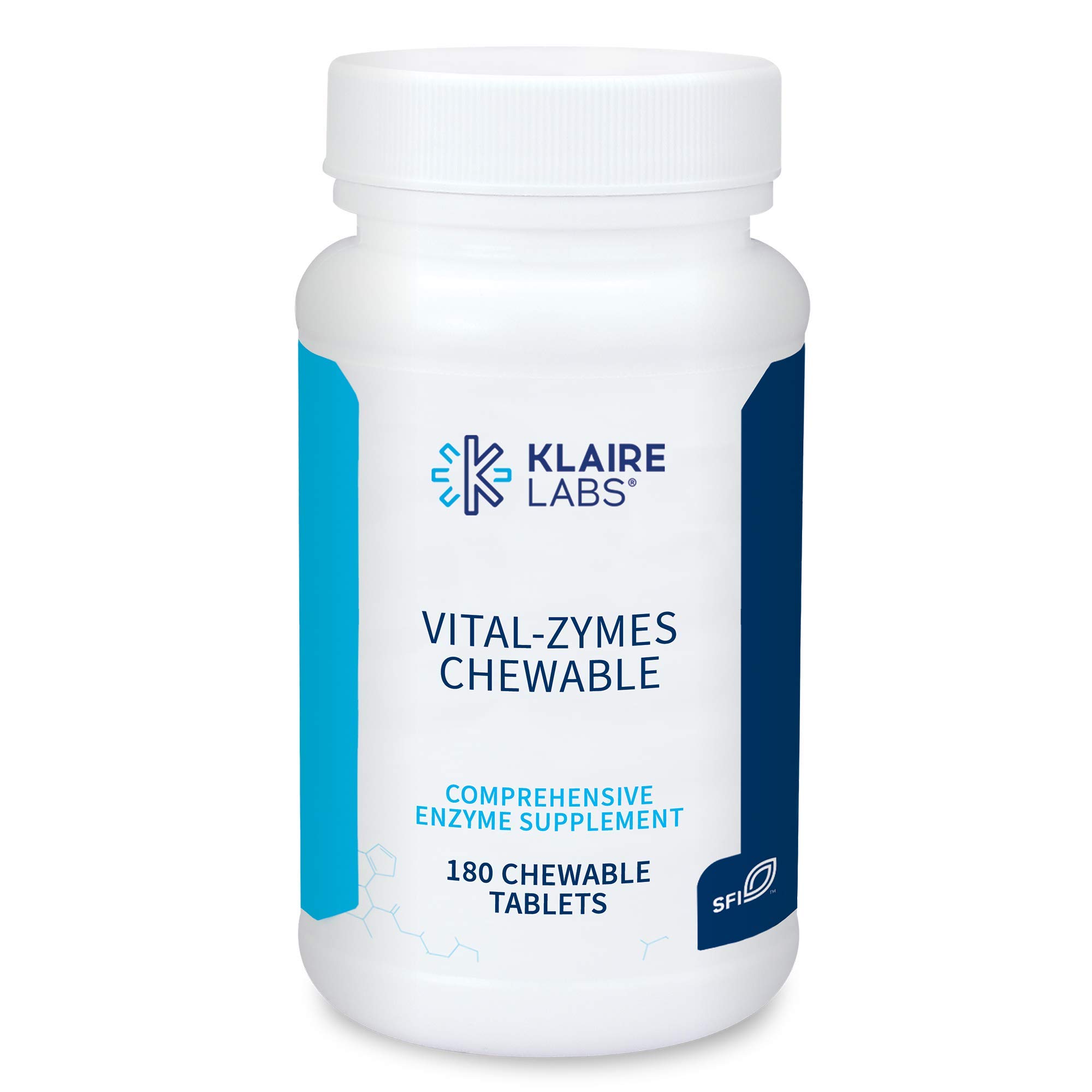 Klaire Labs VitalZymes Chewable Digestive Enzymes Broad Spectrum