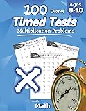 Humble Math - 100 Days of Timed Tests: Multiplication: Grades 3-5, Math Drills, Digits 0-12, Reproducible Practice…