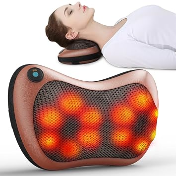 Amazon.com: Electrónico almohada de masaje Shiatsu Masaje ...