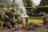 Srendi 90 Litre Galvanised Steel Incinerator with Lid and Free Shovel view 6