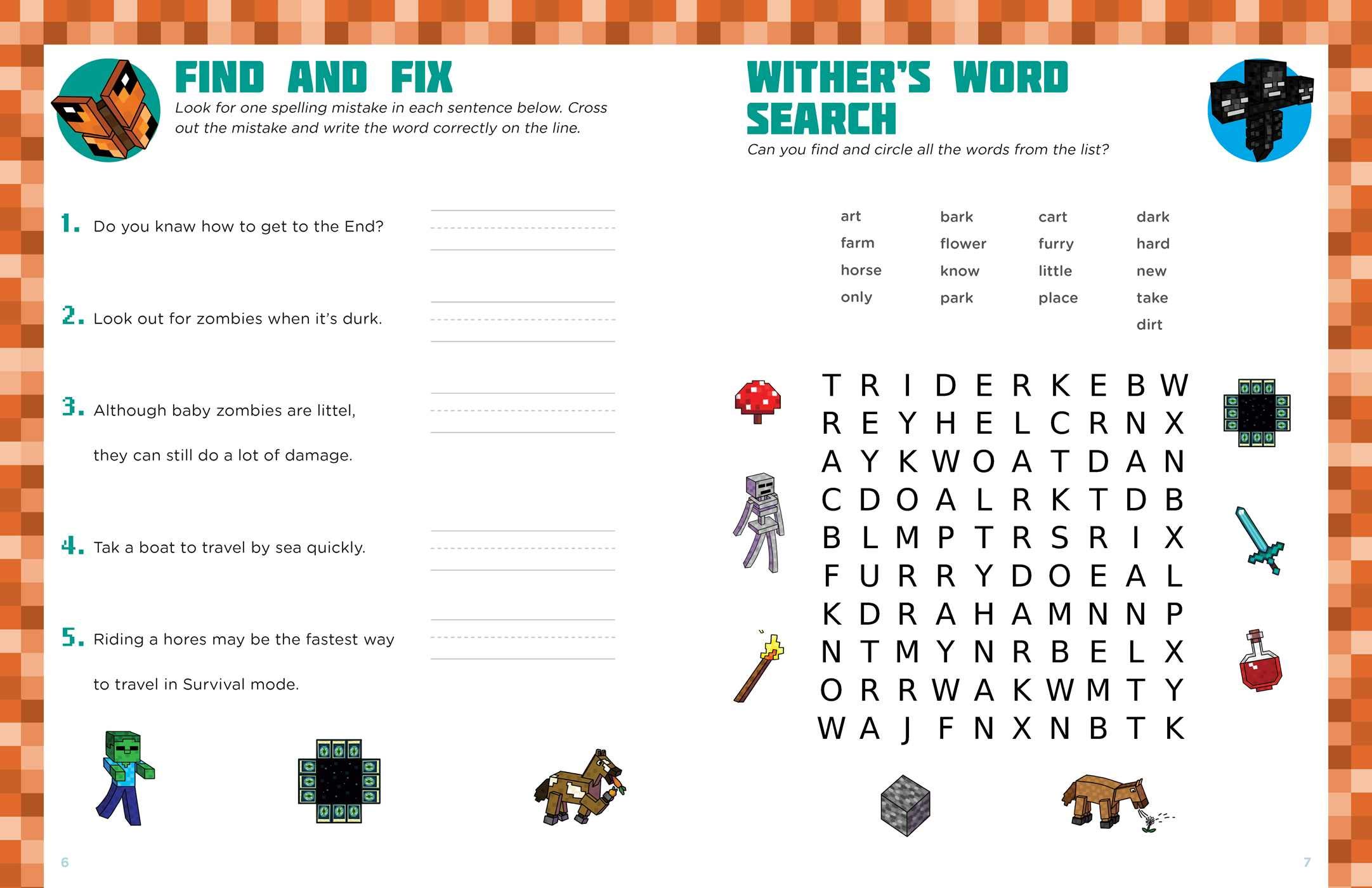 Spelling for Minecrafters: Grade 2 Spelling for Minecrafters: Grade 2 Paperback