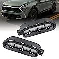 PGTOPONE Switchback White/Amber LED Front Bumper Fog Light DRL Amber Sequential Turn Signal Feature Compatible with Kia Sportage 2023 2024 X-Pro Prestige Replacement Front Bumper Trim
