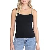 NIKIBIKI Women Seamless Classic Short Camisole Crop Top, Made in U.S.A, One Size