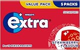 Wrigley's Extra Strawberry Sugar Free Chewing Gum 50 Pieces Pack view 1