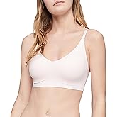 Calvin Klein Women's Invisibles Comfort Lightly Lined Seamless Wireless Triangle Bralette Bra