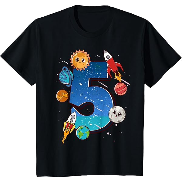 planet kyu Tシャツ　The Birthday Astronaut Birthday Shirt,spaceship First Birthday T-shirt