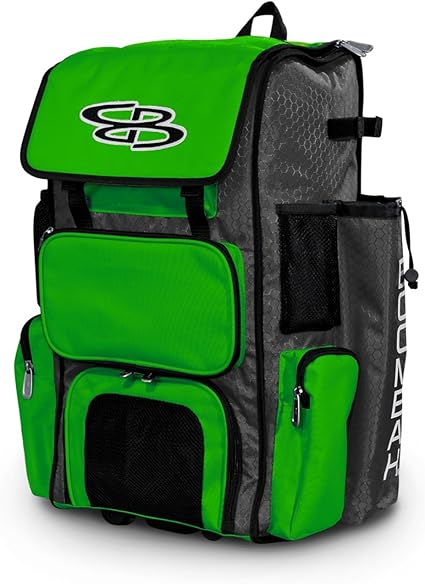 boombah rolling catchers bag