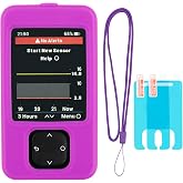 Swiatla Dexcom G7 Receiver Case with Neck Lanyard and 2PCS Screen Protector (Purple)