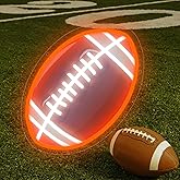 Football Neon Sign for Wall Decor, LED Neon Signs for Football Party Decorations, Sports Themed Neon Light for Home Bedroom Man Cave Playroom College Dorm Club Birthday Party Decor