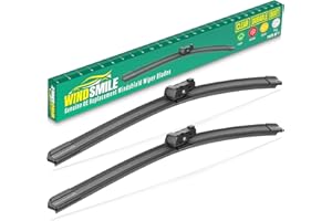 WINDSMILE 24" 19" Windshield Wiper Blades Replacement for Honda Civic 2022 2023 2024 2025 / Honda CRV CR-V Acura Integra 2023 2024 2025 Premium All Weather Front Wipers Set - OEM Quality (Pack of 2)