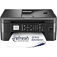 Brother MFC-J1012DW Wireless Inkjet Printer with Scanner ¨C Color Printer ¨C Duplex Printing ¨C Say Goodbye to Last-Minute Ink &