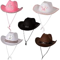 Amazon.com: Hicarer 12 Pieces Disposable Plastic Cowboy Hat  display picture 1