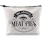 G2TUP Musical Inspired Gift Meat Pies Makeup Bag Musical Fan Cosmetic Bag J Fan Gift Travel Bag Musical Fandom Gift