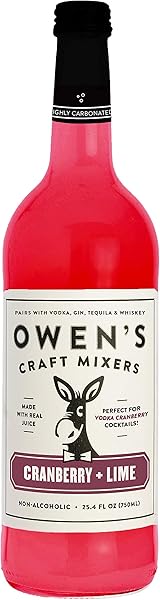 OWEN’S CRAFT MIXERS CRANBERRY + LIME COCKTAIL MIX
