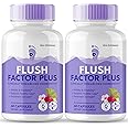 Flush Factor Plus Capsules, FlushFactor Plus Supplement Pills, Flush FactorPlus Maximum Strength, Flexibility & Healthy Legs, FlushFactorPlus Advanced Formula, Flush Factor Plus Reviews (2 Pack)