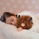 Mewaii 8 Inch Highland Cow Plush Pillow Cuddle Toy Soft Toy view 4