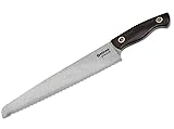 BOKER Grenadill Saga Bread Knife, Black